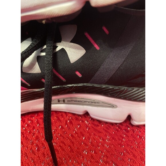 Under Armour Speedform Intake Womens Running Shoes Size 11 Trainers Pink Black - Picture 4 of 15